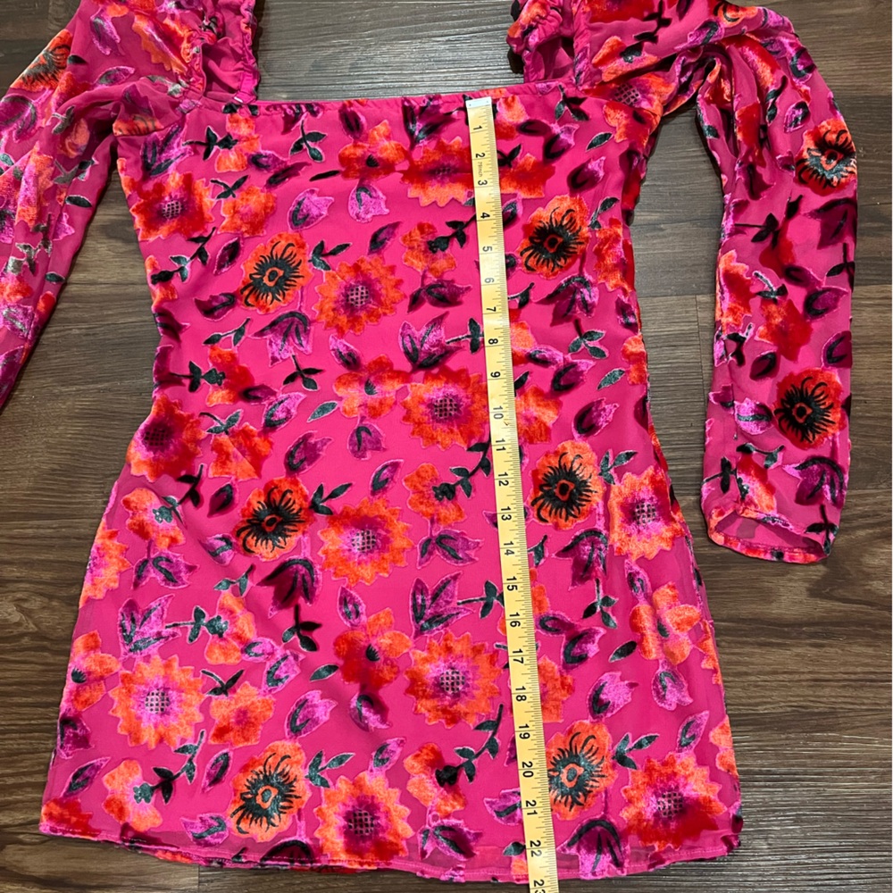 Nasty Gal Mini Dress Hot Pink Size 4 - Picture 11 of 12